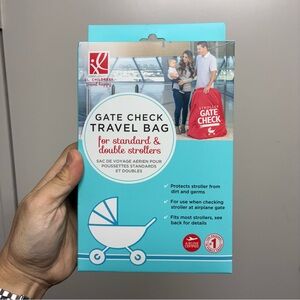 J.L. Childress Gate Check Travel Bag for Stroller Red Airline Certified NEW